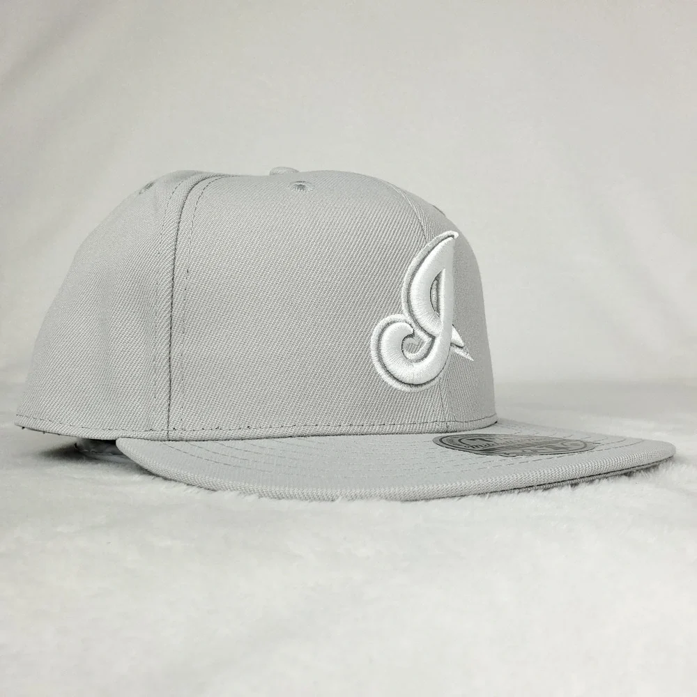 Cleveland Indians Mitchell & Ness MLB‎ Fitted 7 3/4 Liberty Fit Hat Cap Gray NWT